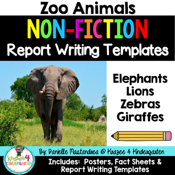 Preview of Animal Reports | Zoo Animals Report Writing Pages