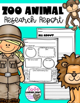 Zoo Animal Research Project    Animal Report    Informational Writing