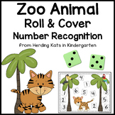Zoo Animal Roll & Cover Number Recognition Games