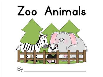 Preview of Zoo Animal Student Workbook