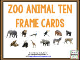 Zoo Animal Ten Frame Cards