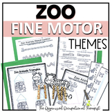 Occupational Therapy Fine Motor Zoo Theme No Prep Worksheets