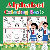 Zoo Animals Alphabet Coloring Book and Posters | Letters A-Z
