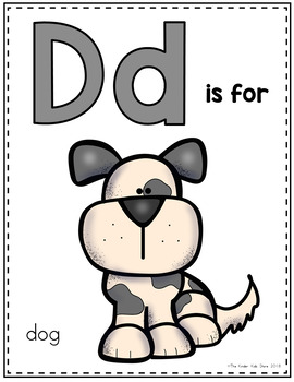 Download Zoo Animals Alphabet Coloring Pages by The Kinder Kids | TpT