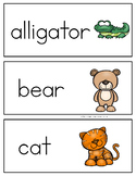 Zoo Animals Alphabet Word Wall