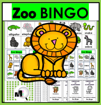 Gaia zoo bingo Card