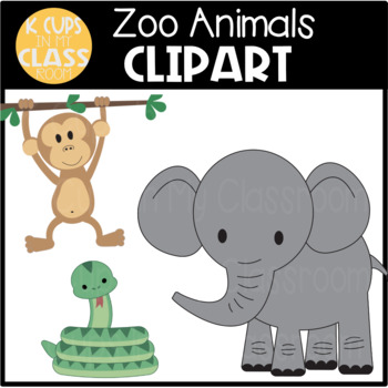 baby zoo animal clipart