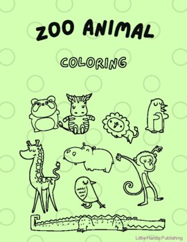 Preview of Zoo Animals Coloring Pages