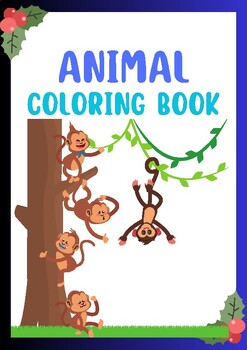 Preview of Zoo Animals Coloring Pages Drawing Worksheets part -8