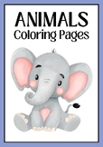 Zoo Animals Coloring Pages Math Worksheets Color by Number