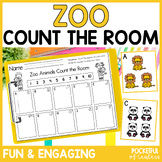 Zoo Animals Count the Room