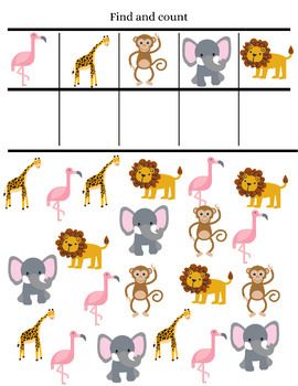 Zoo Animals Fine Motor Activity Bundle for Preschool and Kindergarten