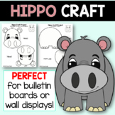 Zoo Animals HIPPO Printable Craft Project