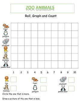 zoo animals math graphing activities and poetry word search distance