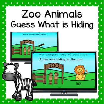 Preview of Occupational Therapy Zoo Animals Handwriting & Visual Perception Activity
