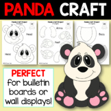 Zoo Animals PANDA BEAR Craft Project