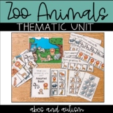 Zoo Animals Thematic Unit for Special Education