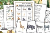 Zoo Animals Printables in Spanish for Preschoolers