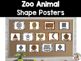 Zoo Animals Shape Posters {Jungle Safari Theme}