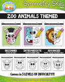 Zoo Animals Symmetry Skill Activity Pack {Zip-A-Dee-Doo-Da