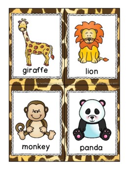 Zoo Animals Write the Room {Jungle Safari Theme} by The Teaching Zoo