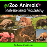Zoo Animals Write the Room Vocabulary