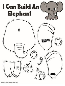 Zoo Animals | Zoo Animals Coloring Sheet | Animal Craft Bundle | TPT