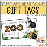 Zoo Appreciation Gift Tags
