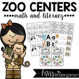 Zoo Theme Activities and Centers Preschool and Kindergarten