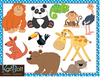 Preview of Zoo Clip Art