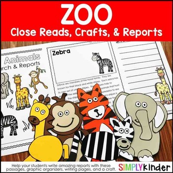 Preview of Zoo Research with Zoo Crafts