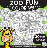 Zoo Coloring Pages!