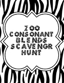 Zoo Consonant Blends Scavenger Hunt Printable