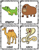 Zoo Day Printables - Zoo Animals Word Wall Bulletin Board