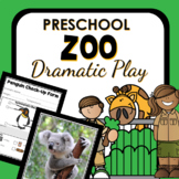 Zoo Dramatic Play Preschool Pretend Play Pack