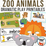 Zoo Dramatic Play and Printable Activities, Pretend Games,