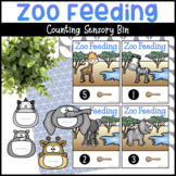 Zoo Animals Counting Sensory Bin - Zoo Math Activity for Z