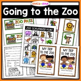 Zoo Field Trip Activities | Zoo Scavenger Hunt | Zoo Memory Book