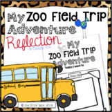 Zoo Field Trip Reflection Writing Activity & Thank You Note