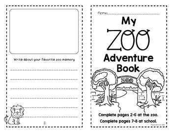 zoo field trip book