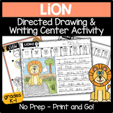 Zoo Field Trip Writing Center Activity K-1 | Lion Directed