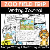 Zoo Field Trip Writing Journal K-2 | Zoo Animals Activity 