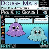 Zoo Fun Dough Mat Activities PreK to Grade 1
