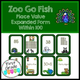 Zoo Go Fish Math Center Place Value Within 100 Expanded Form