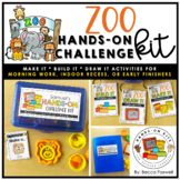 Zoo Hands-On Challenge Kit | Morning Work | Indoor Recess 