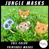 Full Color - Zoo, Jungle & Rainforest Masks | Zoo Dramatic