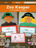 Zoo Keeper Craft and Writing Activity