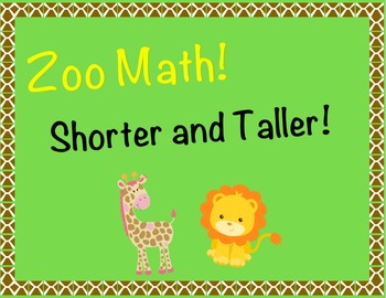 Preview of Zoo Math