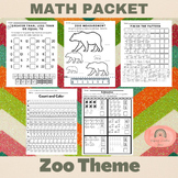 Zoo Math Packet