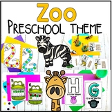 Zoo Math and Literacy Centers for Preschool, PreK, and Kinder